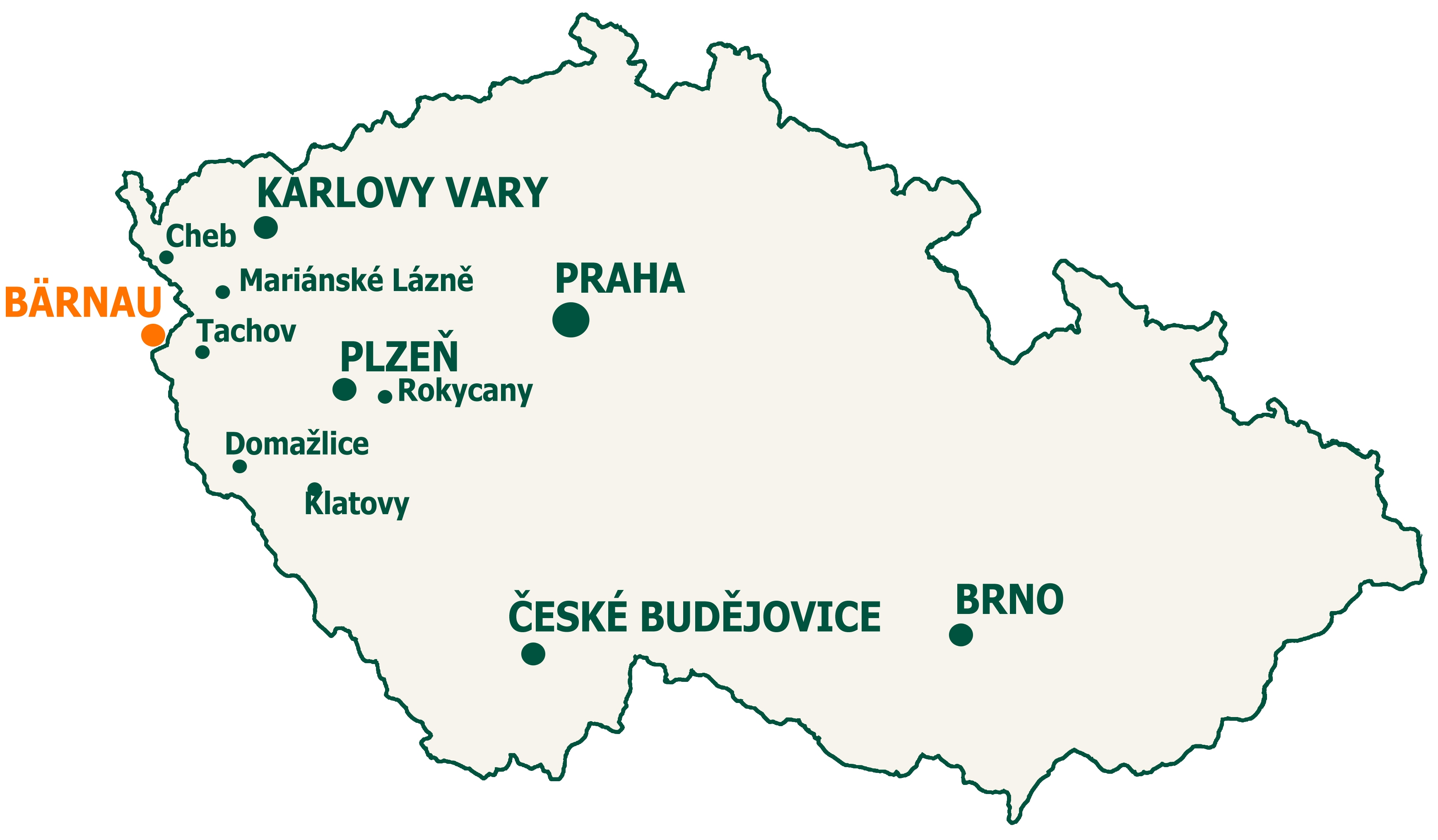 Historický park - mapa